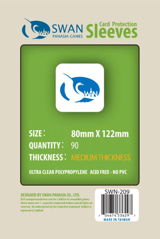 80x122mm -120 pack, Medium Thickness Sleeves (SWN-209)