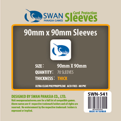 90x90mm -70 pack, Thick Sleeves (SWN-541)