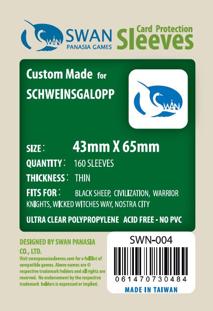 43x65mm - 160 Thin Sleeves (SWN-004)