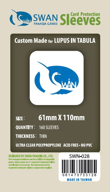 61x110mm -160 pack, Thin Sleeves (SWN-028)