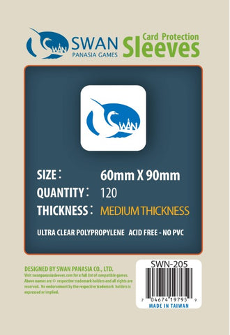60x90mm -120 pack, Medium Thickness Sleeves (SWN-205)