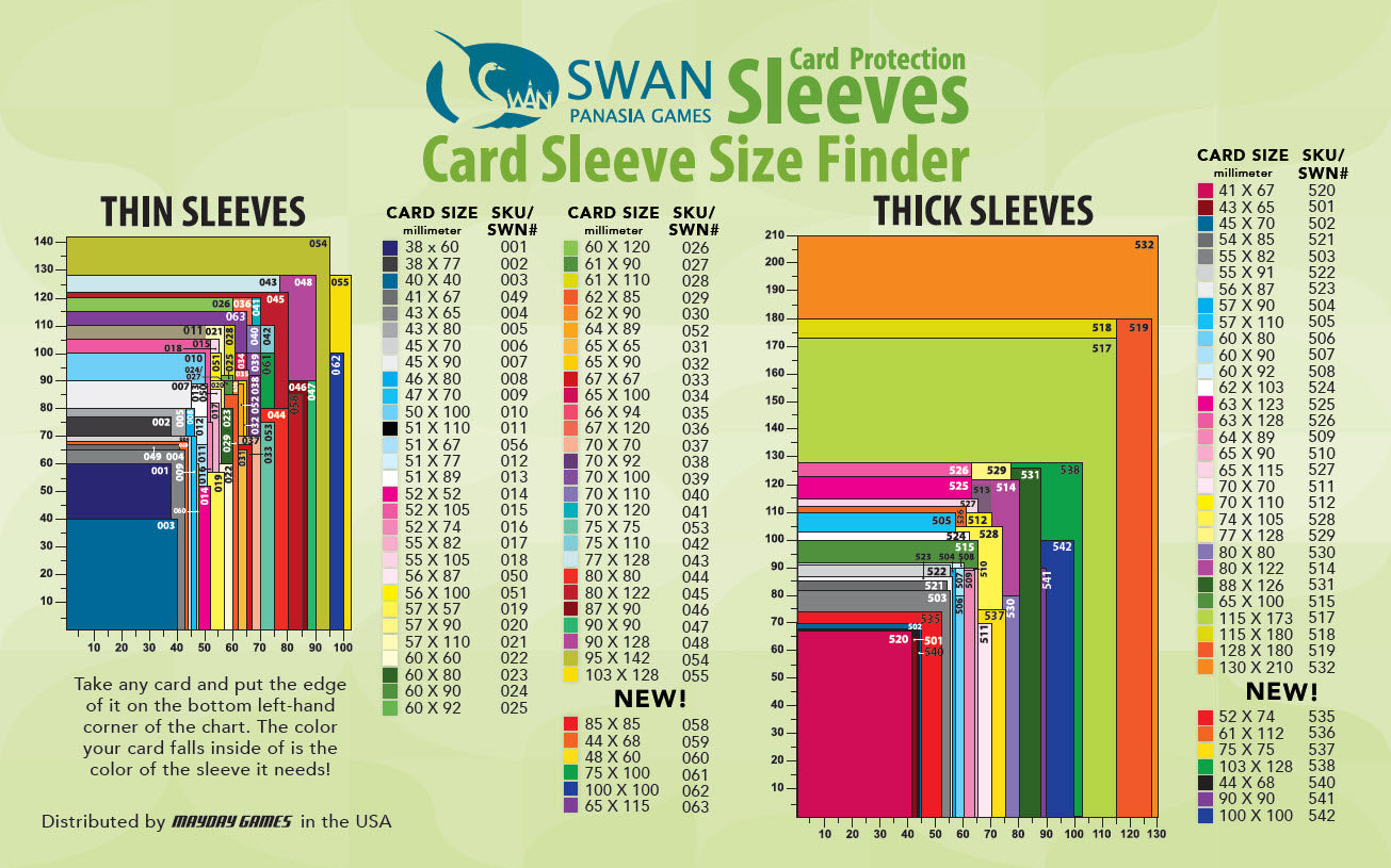 Swan Sleeves Ultimate Playmat (Sleeve Finder) SwanPanasia Sleeves Swan Sleeves Ultimate Playmat (Sleeve Finder) SwanPanasia Sleeves