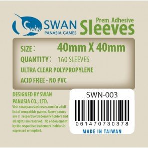 40x40mm - 160 Thin Sleeves (SWN-003)