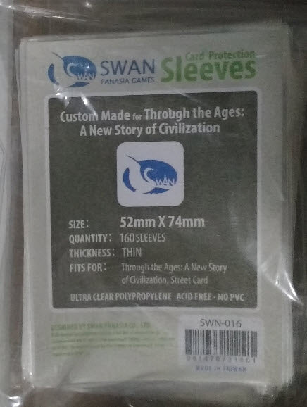 52x74mm -160 pack, Thin Sleeves (SWN-016)