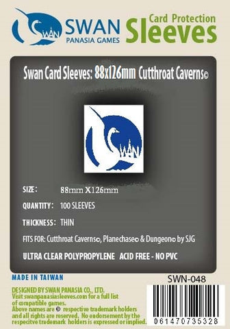 88x126 mm Cutthroat Caverns -100 per pack, SWN-048