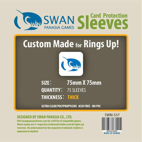 75x75mm Card Sleeves Premium/Thick -75 Pack (SWN-537)