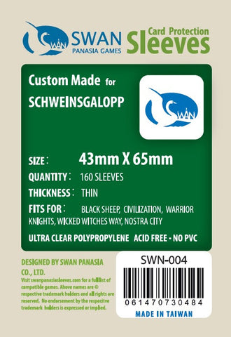 43x65mm - 160 Thin Sleeves (SWN-004)