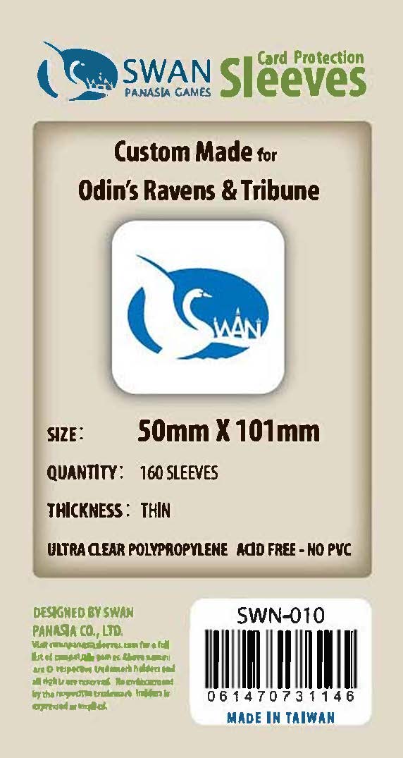 50x101mm -160 pack, Thin Sleeves (SWN-010) SwanPanasia Sleeves 50x101mm -160 pack, Thin Sleeves (SWN-010) SwanPanasia Sleeves