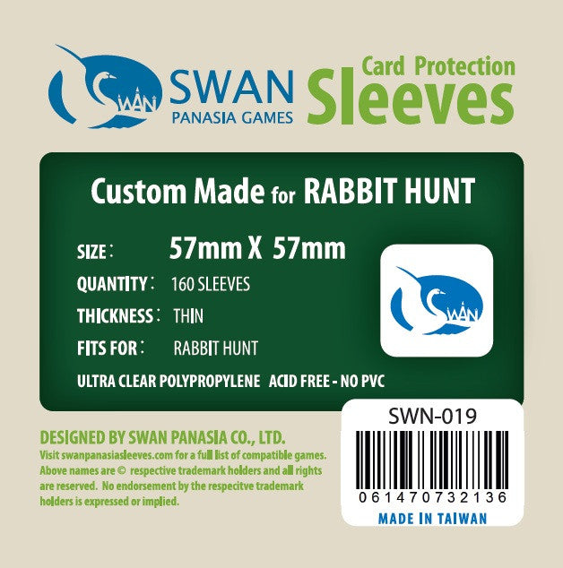 57x57 mm Rabbit Hunt -160 per pack, SWN-019