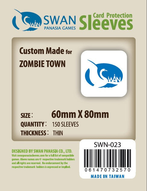 60x80mm -150 pack, Thin Sleeves (SWN-023) SwanPanasia Sleeves 60x80mm -150 pack, Thin Sleeves (SWN-023) SwanPanasia Sleeves