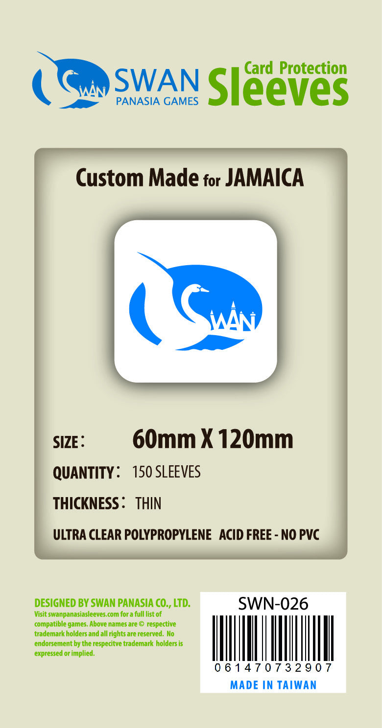 swan panasia card sleeves 60x120mm -150 pack, Thin Sleeves (SWN-026) – SwanPanasia Sleeves