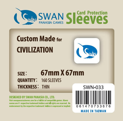 67x67 mm CIVILIZATION -160 per pack, SWN-033