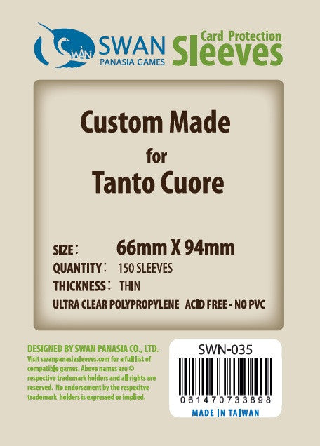 66x94mm  -150 pack, Thin Sleeves (SWN-035)