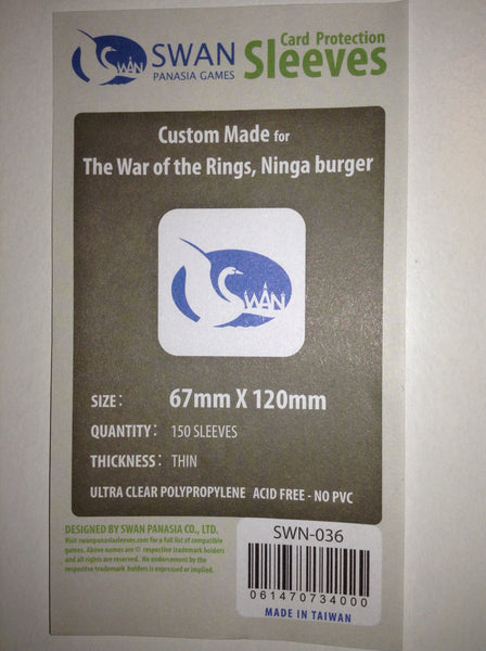 67x120mm -150 pack, Thin Sleeves (SWN-036)