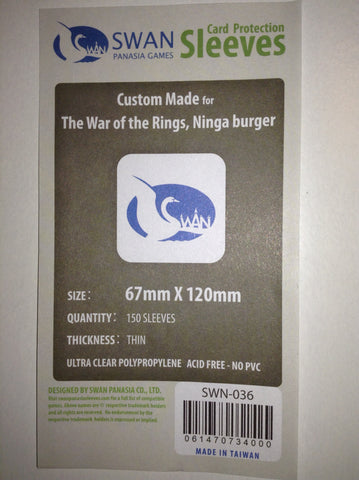 67x120 mm The war of the ring 2010 ver.,Ninja Burger -150 per pack (SWN-036)