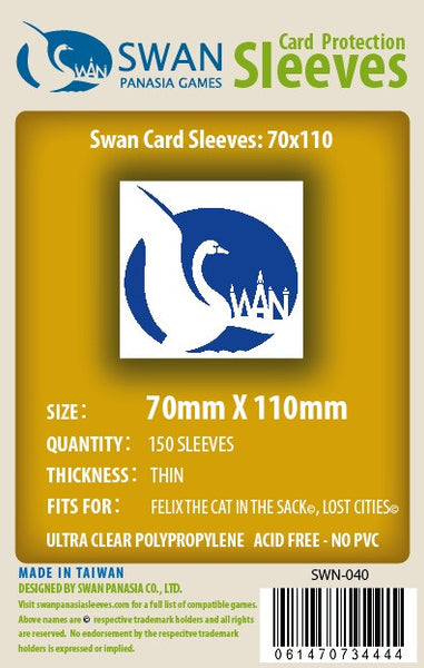 70x110mm -150 pack, Thin Sleeves (SWN-040)