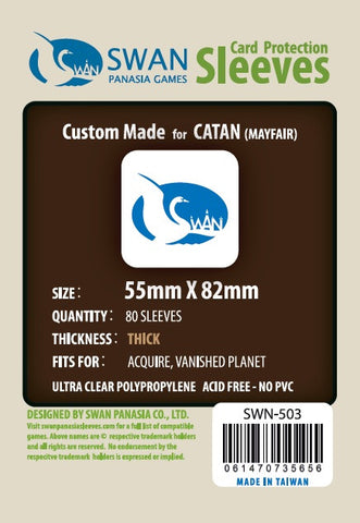 55x82mm Premium/Thick Card Sleeves Yucatan -80 per pack (SWN-503)