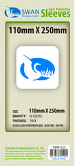 swan panasia card sleeves 52x74mm -160 pack, Thin Sleeves (SWN-016)  SwanPanasia Sleeves